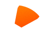 Dichro trapezoid orange