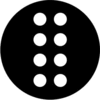 Gobo dichroic 30,8-Dots 8 (Two Column)