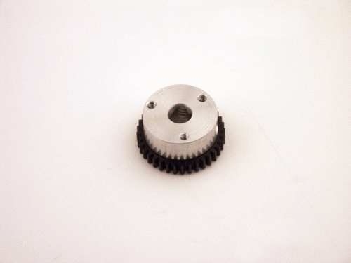 Toothwheel with flange