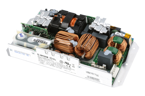 Power supply with holder - assembled
