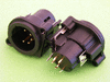 XLR male 5-pin, PCB, NC5MAV