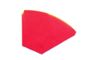 Dichro trapezoid deep red