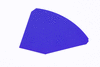 Dichro trapezoid deep blue