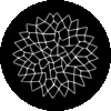 Gobo dichroic 15,8-Mozaic Flower