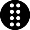Gobo dichroic 26,8-Dots 8 (Two Column)