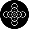 Gobo dichroic 15,8-Rings Cross