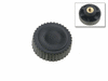 Nut M3x7 knurled plastic black