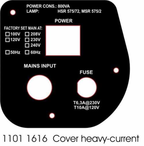 Cover of heavy-current