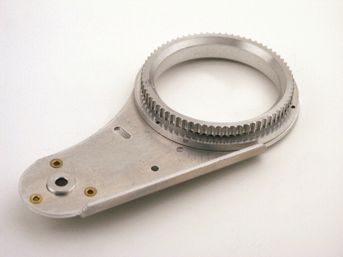 Holder of effect with flange