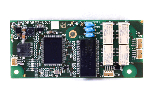 PCB RB3572-V2.2.A.1 TROP Ethernet Switch+Bypass