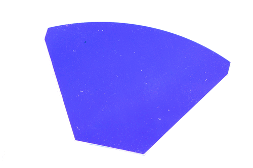Dichro trapezoid deep blue