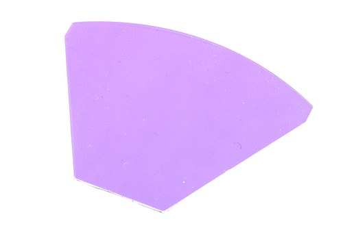 Dichro trapezoid Lavender