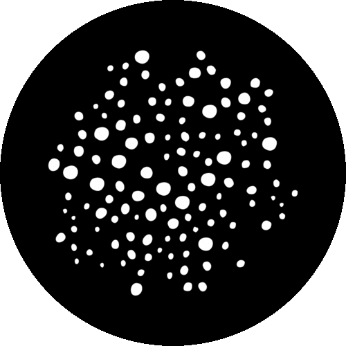 Gobo dichroic 15,8-Dots Breakup