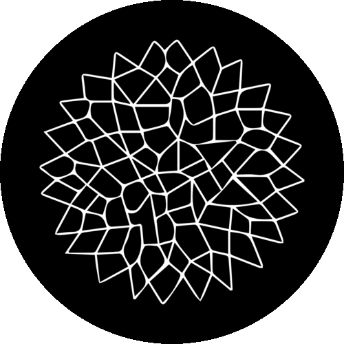 Gobo dichroic 15,8-Mozaic Flower