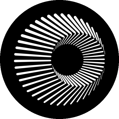 Gobo dichroic 15,8-Illusion Hole 