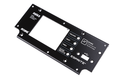 Front panel with nut
