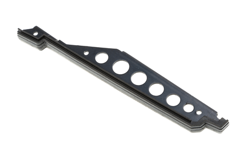 Rubber profile with holder