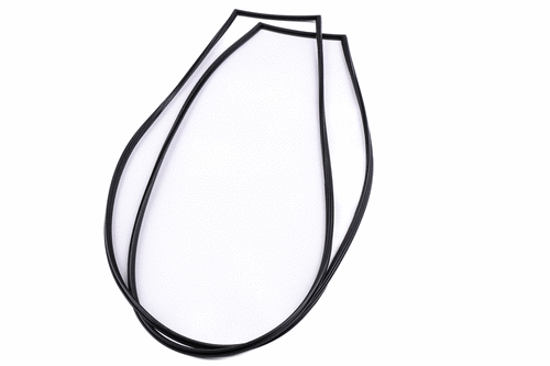Gasket of glass