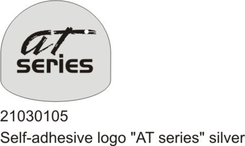 Self-adhesive logo AT series