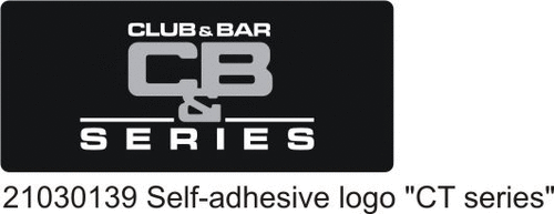 Self-adhesive logo CT series