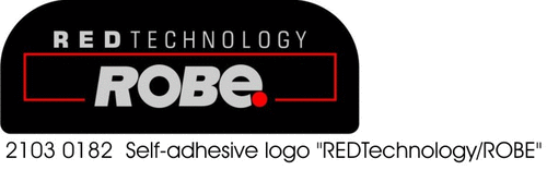 Self-adhesive logo RED TECHNOLOGY/ROBE
