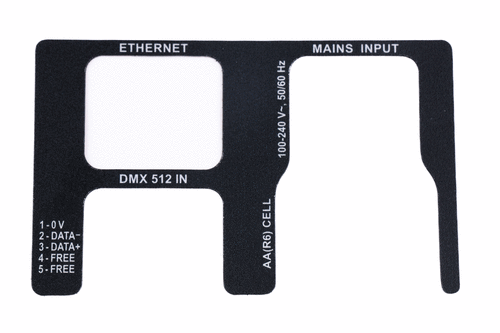 Self-adhesive logo connector description IN