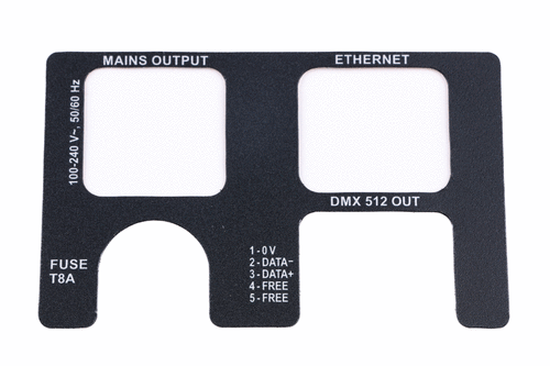 Self-adhesive logo connector description OUT
