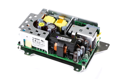 Power supply with holder - assembled